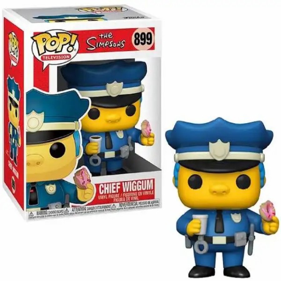 All Brands Funko | Funko The Simpsons Pop! Television Chief Wiggum Vinyl Figure #899