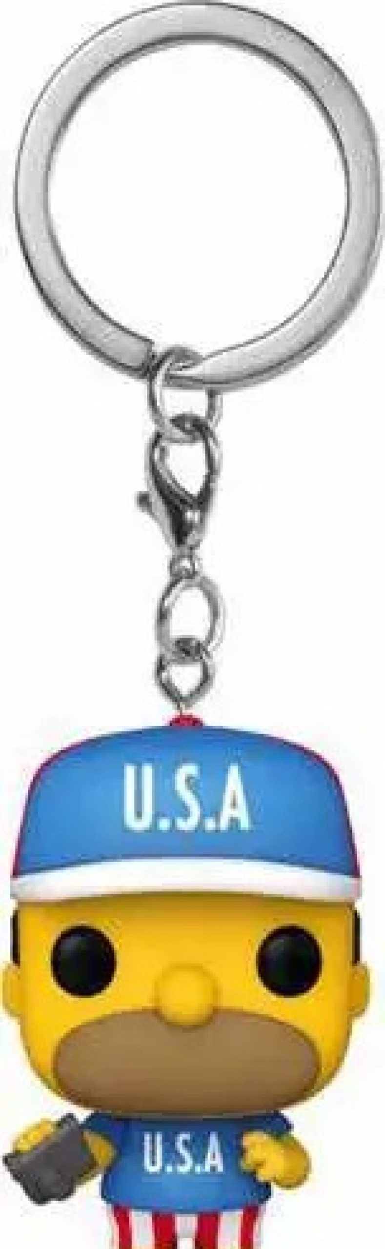 All Brands Funko | Funko The Simpsons Pocket Pop! Usa Homer Keychain