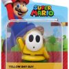 All Brands Jakks Pacific | World Of Nintendo Super Mario Yellow Shy Guy 2.5-Inch Mini Figure