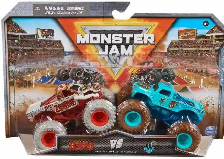 All Brands Spin Master | Monster Jam Series 26 Zombie Vs Whiplash Diecast Car 2-Pack