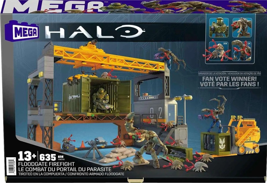 All Brands Mega Bloks | Mega Bloks Halo Floodgate Firefight Set Hnc59