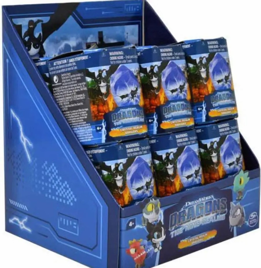 All Brands Spin Master | The Nine Realms Crystal Realm Dragons 2-Inch Egg Mystery Box [12 Packs]