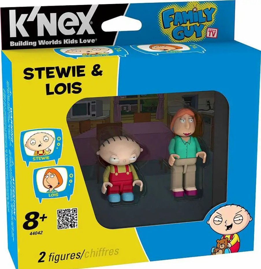 All Brands K'NEX | K'Nex Family Guy Stewie & Lois Minifigure 2-Pack #44042