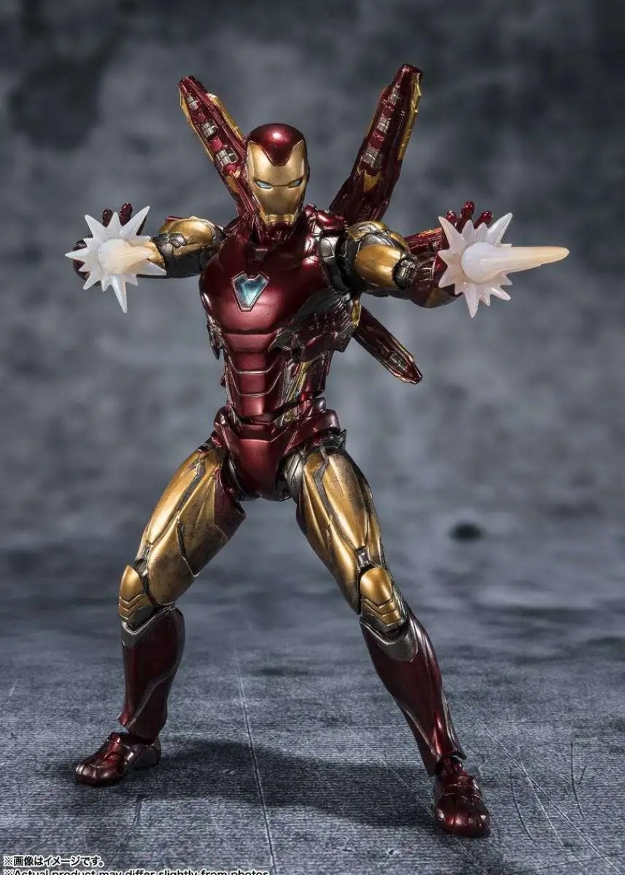 All Brands Bandai Spirits | Marvel Avengers Endgame S.H.Figuarts Iron Man Mark 85 Action Figure [Five Years Later 2023 Edition]