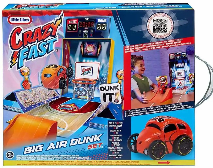 All Brands MGA Entertainment | Little Tikes Crazy Fast Big Air Dunk Set