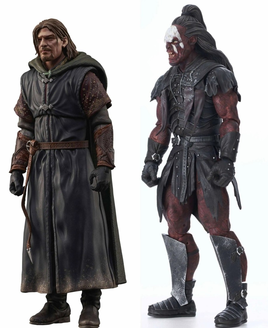 All Brands Diamond Select Toys | Lord Of The Rings Series 5 Boromir & Lurtz Set Of Both Action Figures