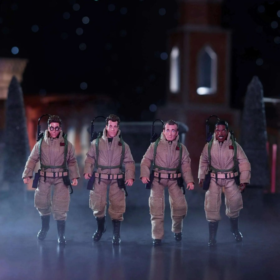 All Brands Mego Corp | Ghostbusters Peter Venkman, Egon Spengler, Ray Stantz, & Winston Zeddemore Exclusive Action Figure 4-Pack