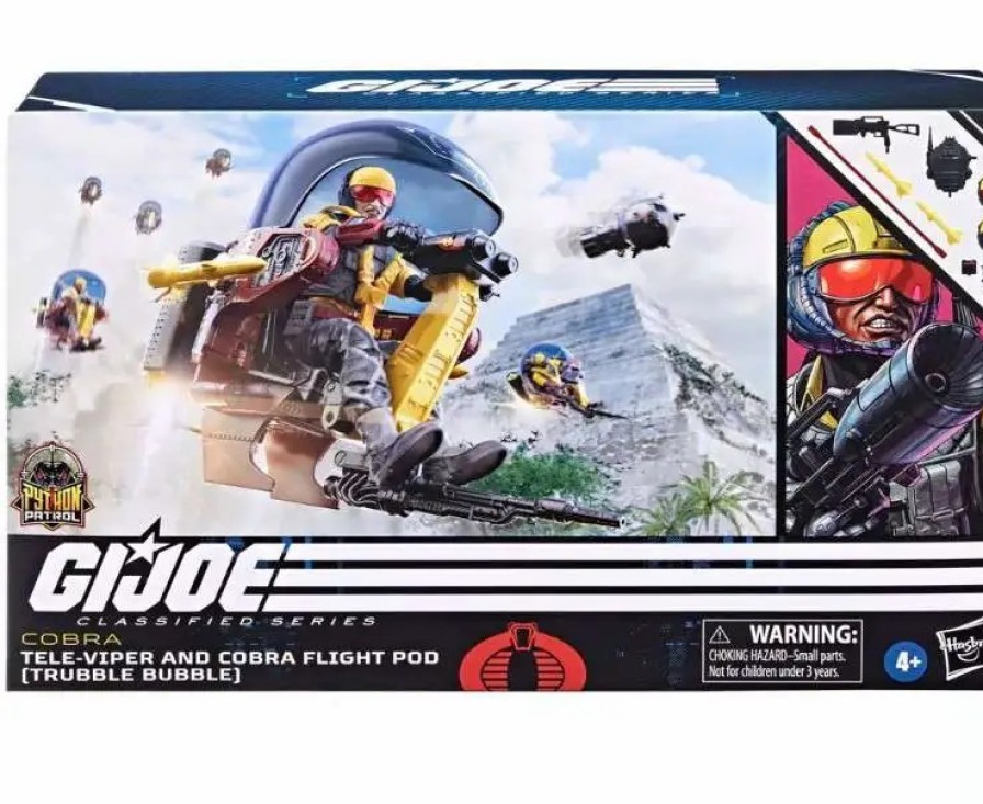 All Brands Hasbro Toys | Gi Joe Classified Series Tele-Viper & Cobra Flight Pod (Trubble Bubble) Exclusive Action Figure [Python Patrol]