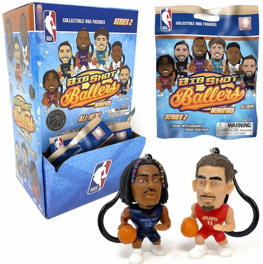 All Brands Party Animal Toys | Nba Big Shot Ballers Basketball Series 2 Mystery Box [32 Packs]