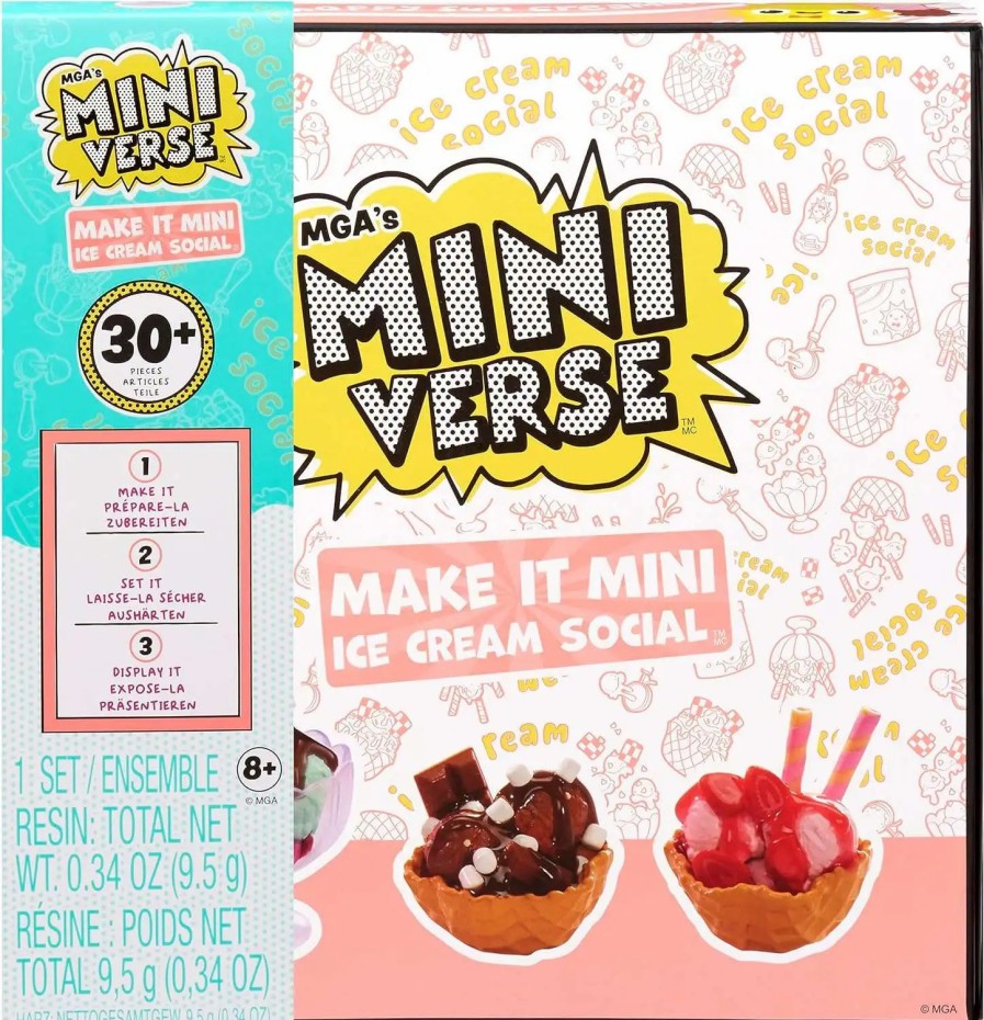 All Brands MGA Entertainment | Miniverse Make It Mini Food Ice Cream Social Exclusive Playset [Not Edible!]