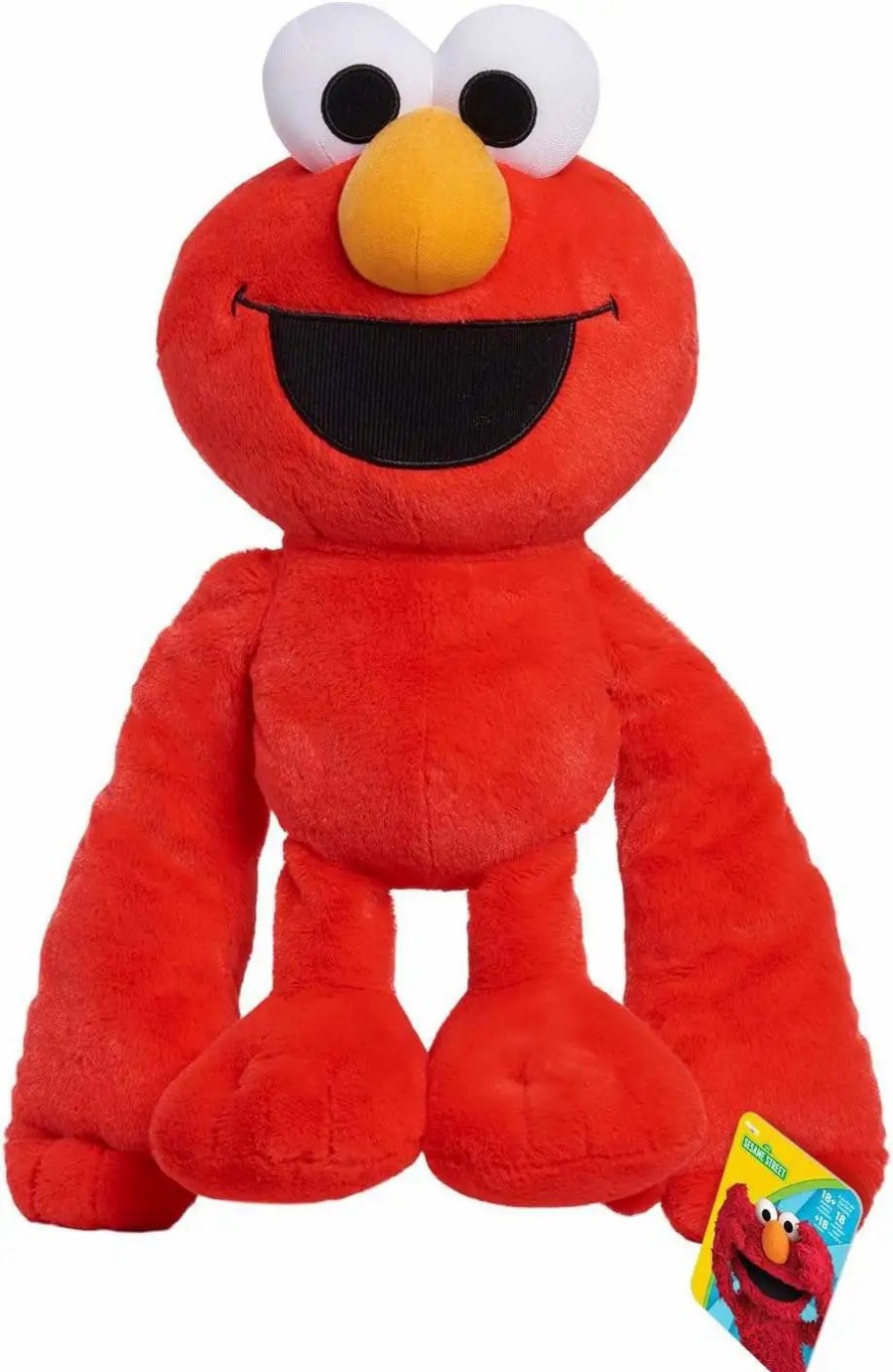 All Brands Just Play | Sesame Street Monster Hugs Elmo 19-Inch Weighted Plush