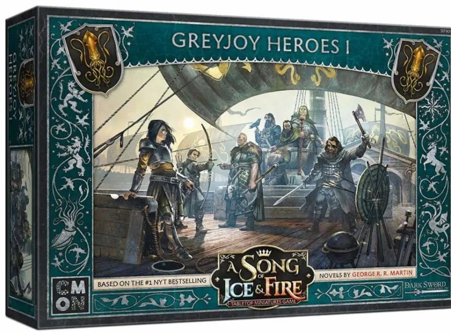 All Brands CMON | A Song Of Ice & Fire Greyjoy Heroes #1 Unit Box