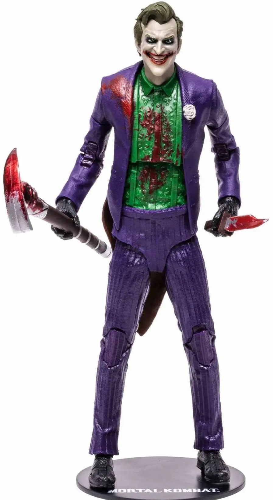 All Brands McFarlane Toys | Mcfarlane Toys Mortal Kombat 11 The Joker Action Figure [Bloody]