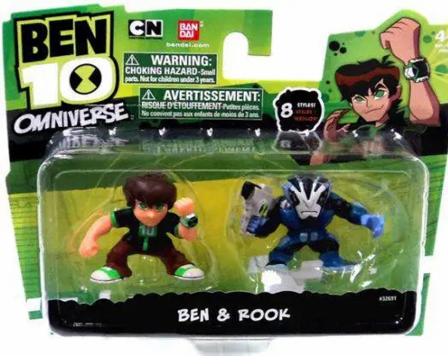 All Brands Bandai America | Ben 10 Omniverse Ben & Rook 2-Inch Mini Figure 2-Pack