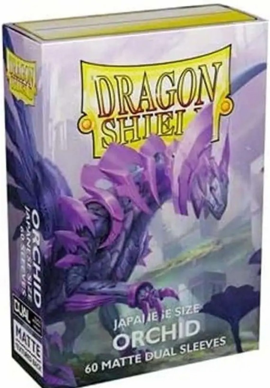 All Brands Dragon Shield | Dragon Shield Orchid Matte Dual Sleeves 60 Pack Card Sleeves [Japanese Size]