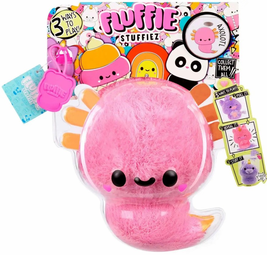 All Brands MGA Entertainment | Fluffie Stuffiez Axolotl Small Plush