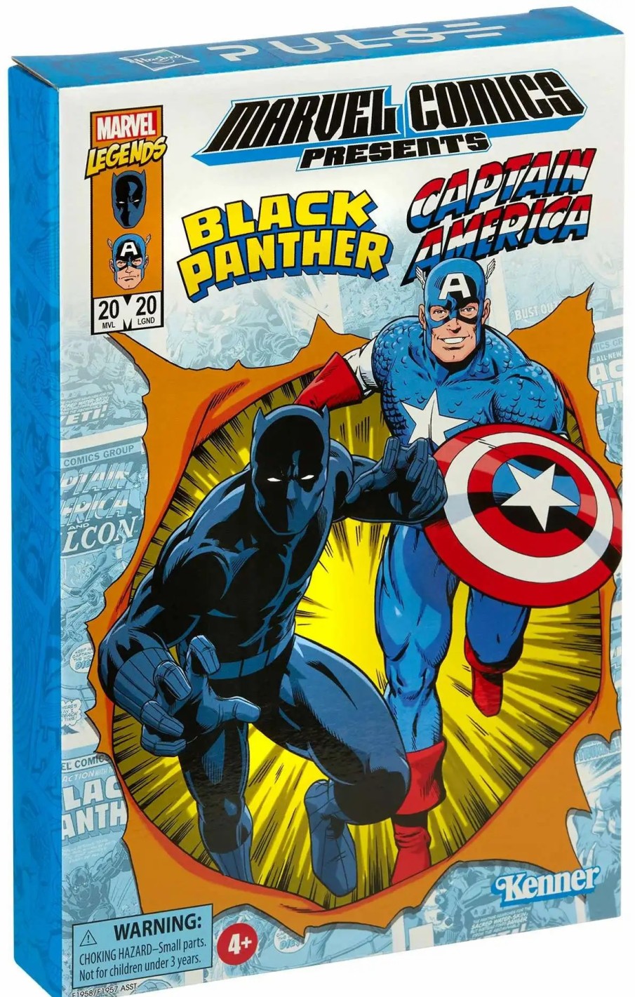 All Brands Hasbro | Marvel Legends Black Panther & Captain America Exclusive Action Figure 2-Pack