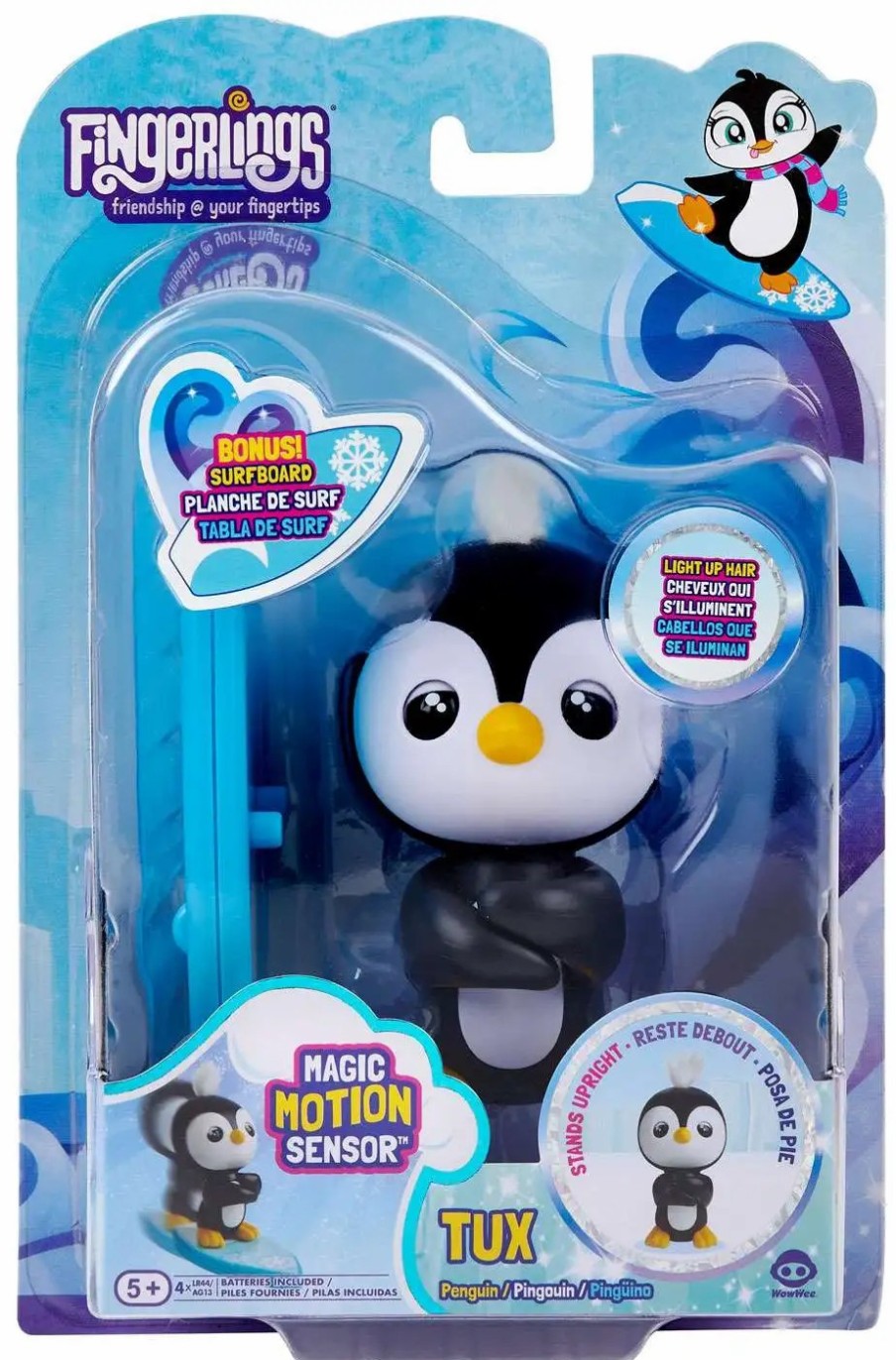 All Brands WowWee | Fingerlings Baby Penguin Tux Figure