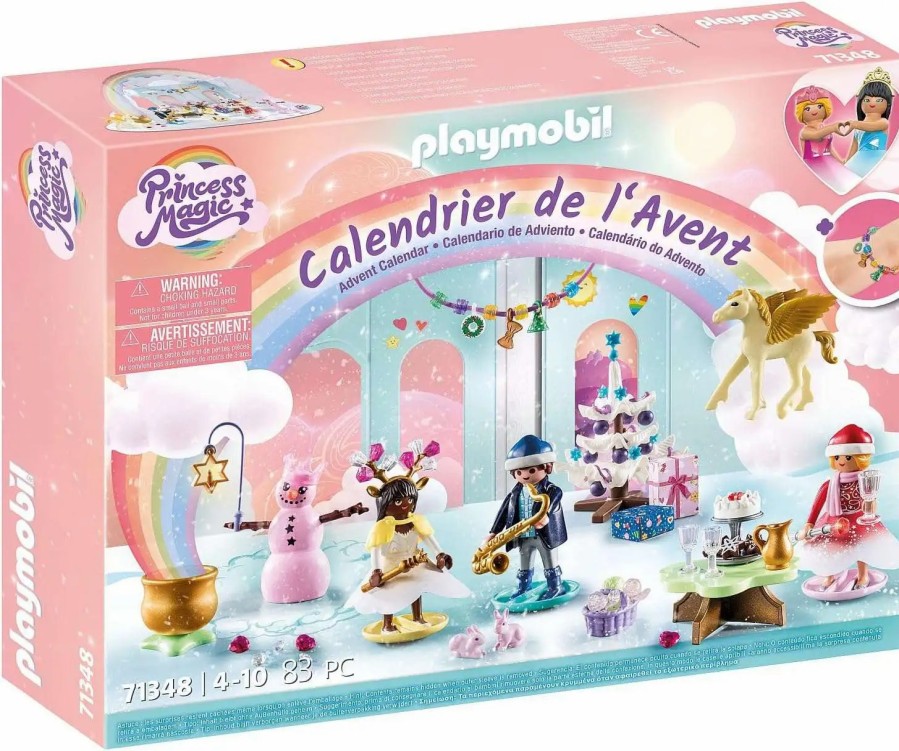 All Brands Playmobil | Playmobil Princess Magic Christmas Under The Rainbow Advent Calendar #71348