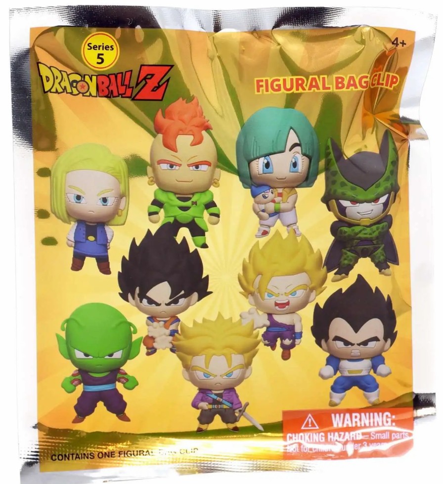 All Brands Monogram | 3D Figural Foam Bag Clip Dragon Ball Z Series 5 Mystery Pack [1 Random Figure]