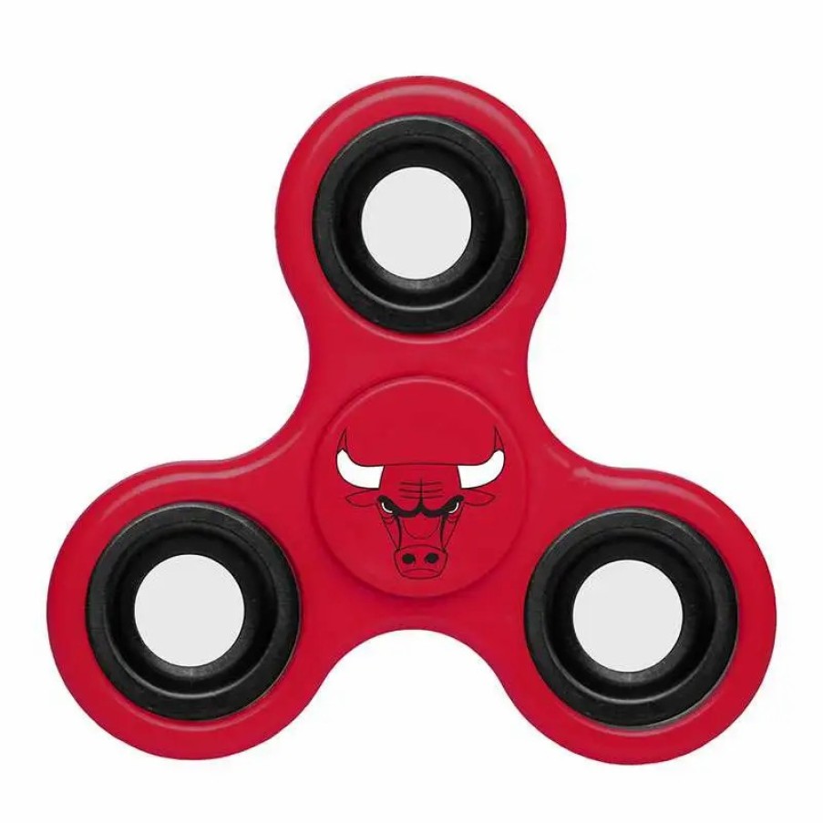 All Brands Forever Collectibles | Hand Spinner Nba Three Way Team Spinners Chicago Bulls Spinner