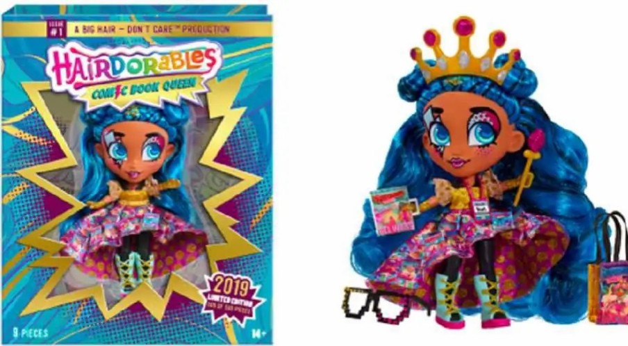 All Brands UCC Distributing Inc. | Hairdorables Comic Book Queen Exclusive Deluxe Doll Set