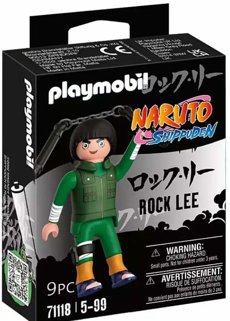 All Brands Playmobil | Playmobil Naruto Shippuden Rock Lee Mini Figure #71118