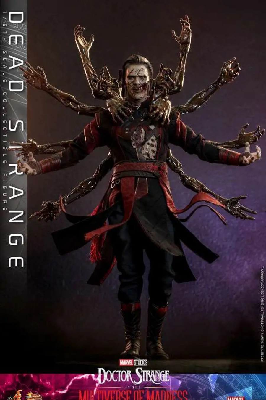 All Brands Hot Toys | Marvel Doctor Strange In The Multiverse Of Madness Movie Masterpiece Dead Strange Collectible Figure [Multiverse Of Madness] (Pre-Order Ships February 2024)