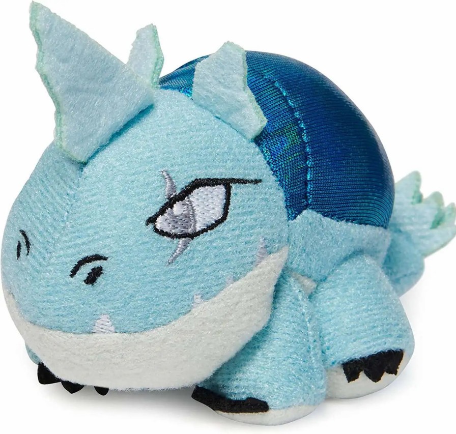 All Brands Spin Master | The Nine Realms Crystal Plush Dragons Plowhorn 3-Inch Mini Egg Plush