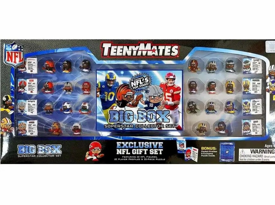 All Brands Party Animal Toys | Nfl Teenymates 2022 Football Big Box Exclusive Superstar Collector Gift Set [22 Figures!]