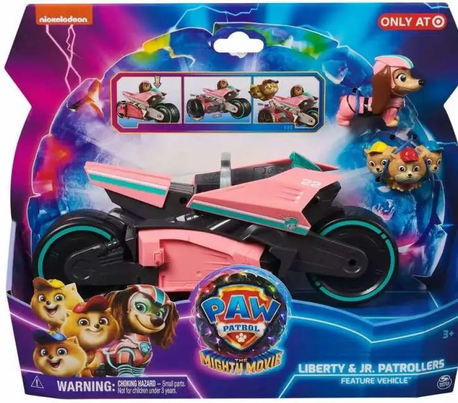 All Brands Spin Master | Paw Patrol The Mighty Movie Liberty & Jr. Patrollers Exclusive Feature Vehicle