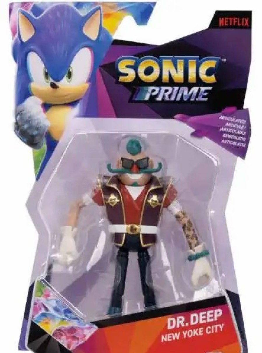 All Brands Jakks Pacific | Sonic The Hedgehog Prime Dr. Deep Action Figure [New Yoke City]