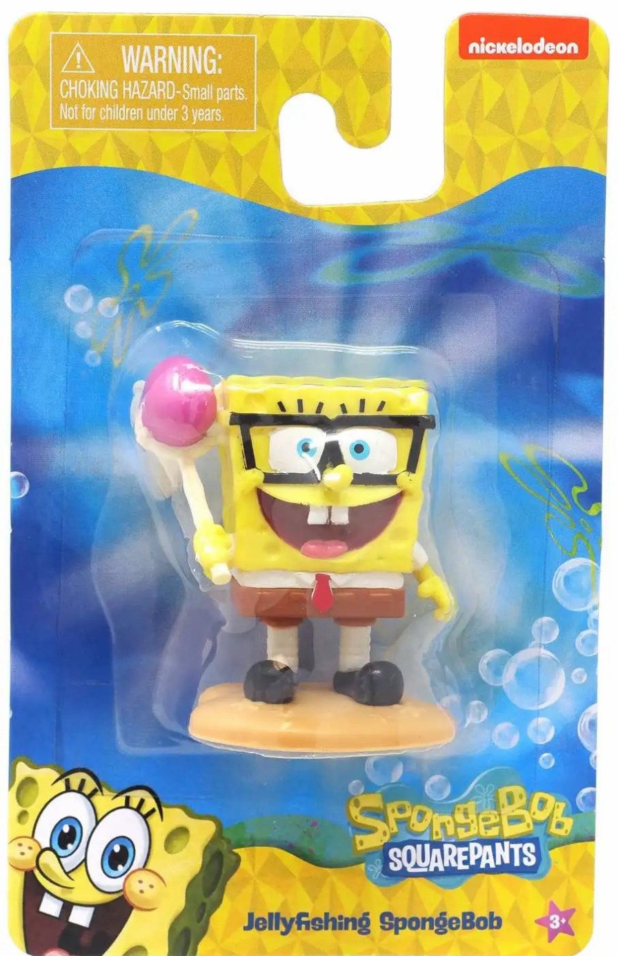 All Brands Just Play | Spongebob Squarepants Jellyfishing Spongebob 1.5-Inch Mini Figure