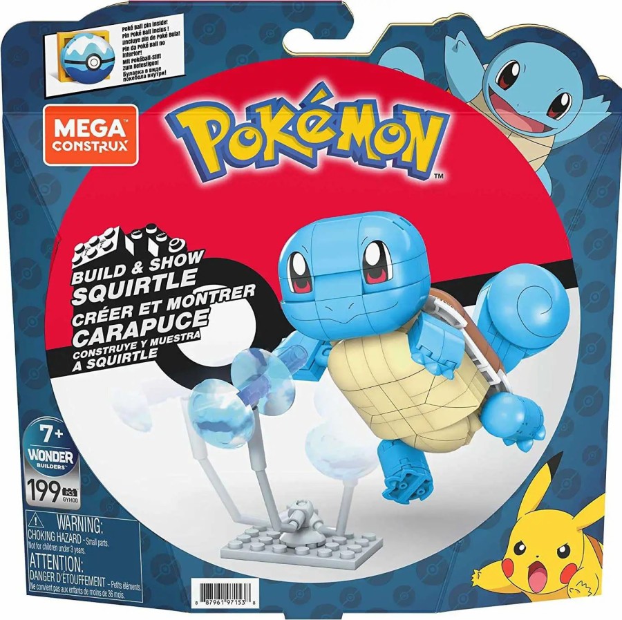 All Brands Mega Construx | Pokemon Build & Show Squirtle Set