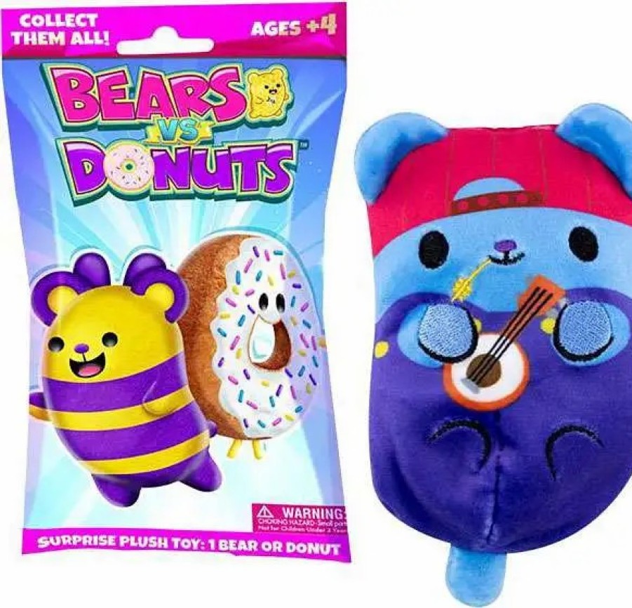 All Brands Cepia LLC | Plush Figure Bears Vs. Donuts 4-Inch Mystery Pack [1 Random Character!]