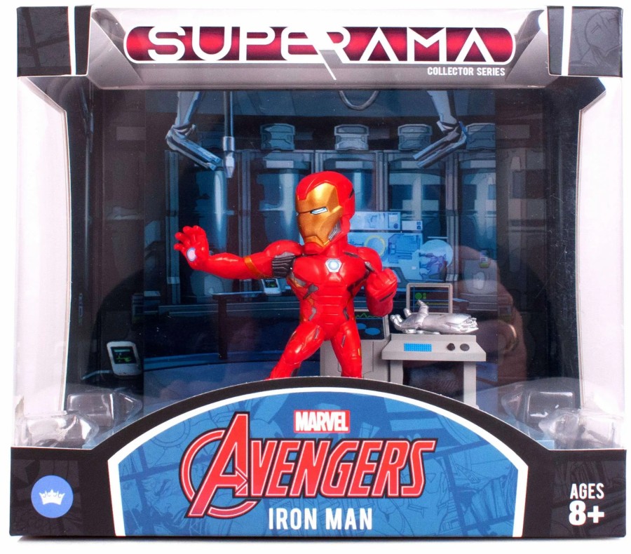 All Brands The Loyal Subjects | Marvel Superama Iron Man 5-Inch Figural Diorama