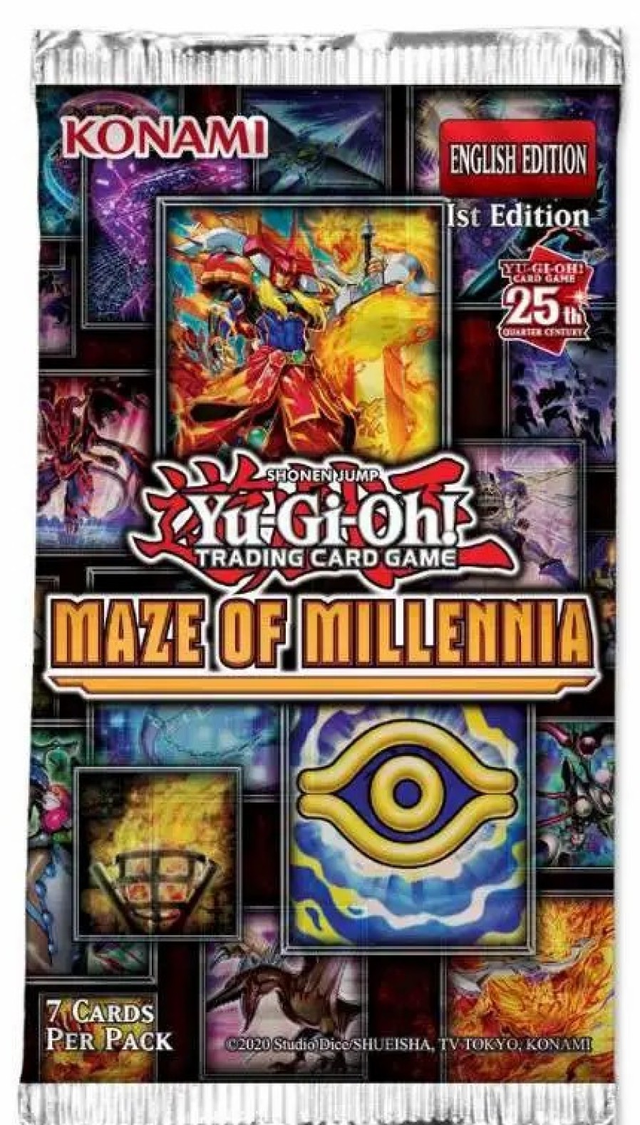 All Brands Konami | Yugioh Trading Card Game Maze Of Millennia Booster Pack [7 Cards] (Pre-Order Ships February)