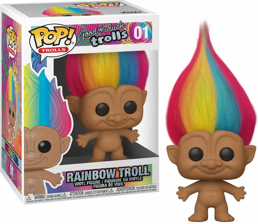 All Brands Funko | Funko Pop! Trolls Rainbow Troll Vinyl Figure #01