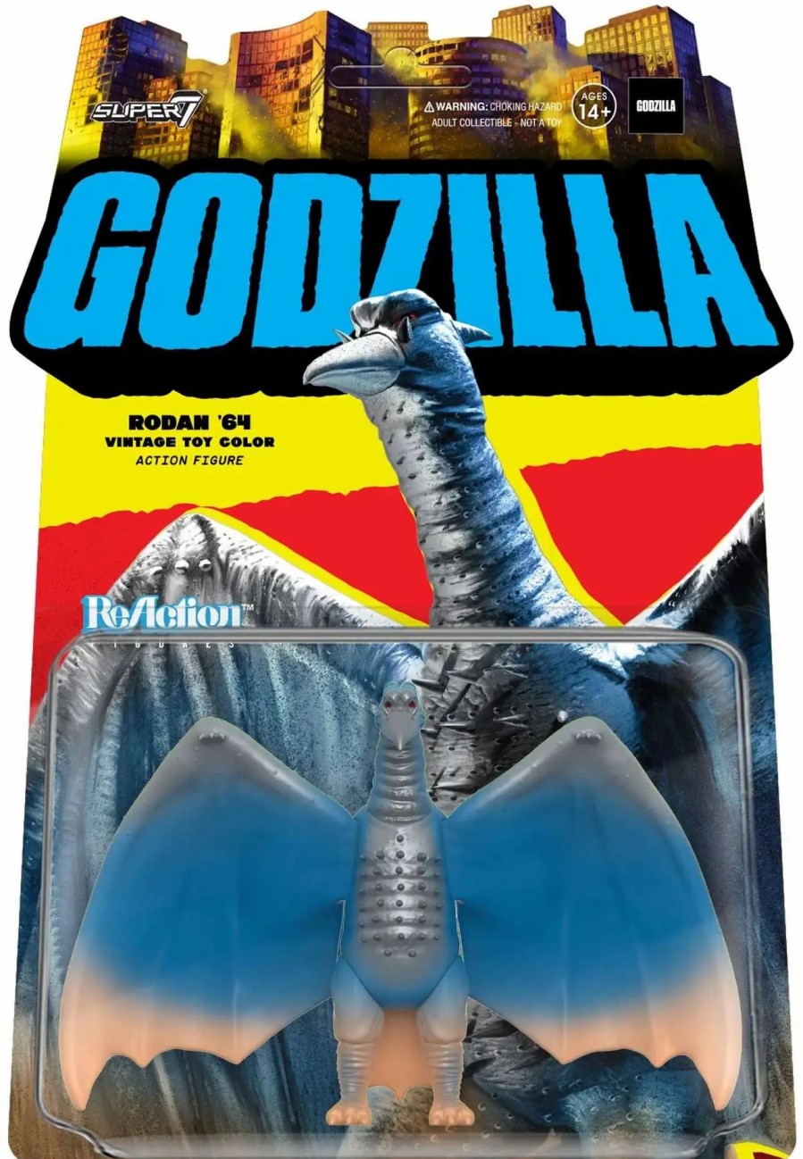 All Brands Super7 | Godzilla Reaction Toho Rodan '64 Action Figure [Vintage Toy Color]