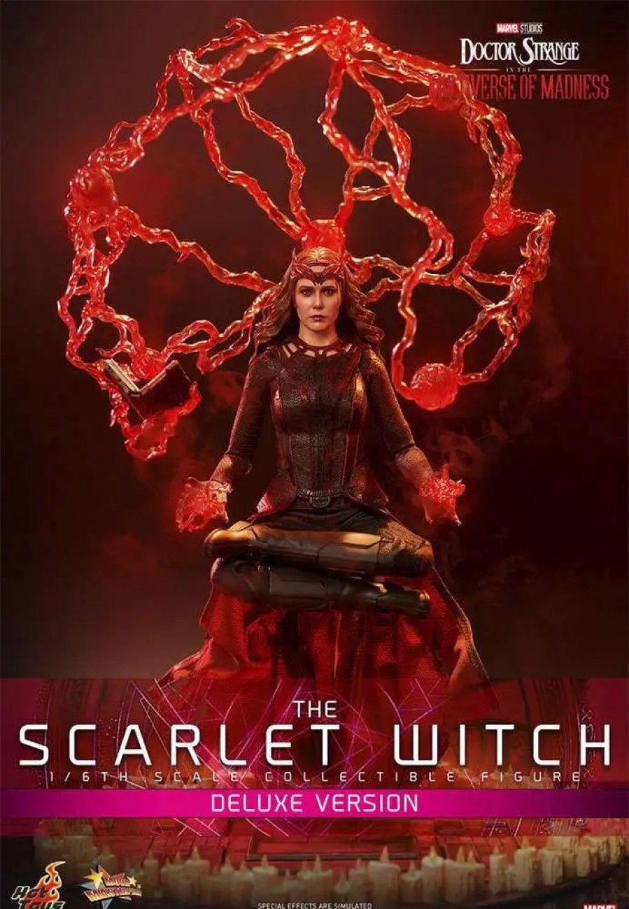 All Brands Hot Toys | Marvel Doctor Strange In The Multiverse Of Madness Movie Masterpiece Scarlet Witch Collectible Figure Mms653 [Deluxe Version, Multiverse Of Madness] (Pre-Order Ships February 2024)