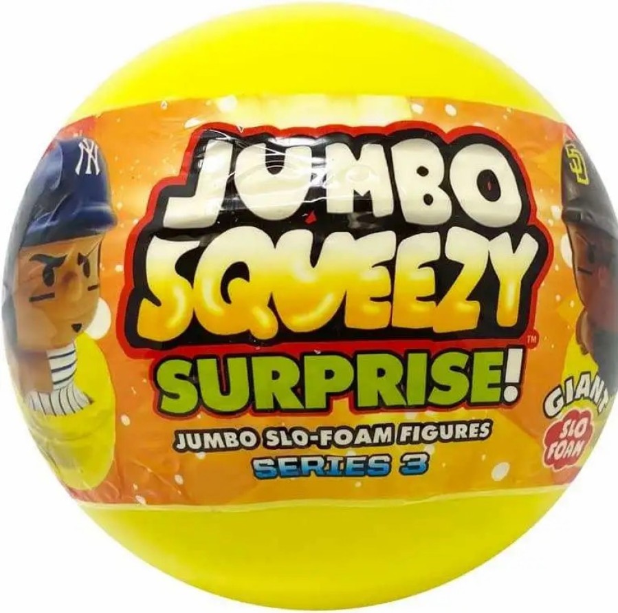 All Brands Party Animal Toys | Mlb Jumbo Squeezy Surprise! Baseball Series 3 Mystery Pack [1 Random 5" Slo Foam Figure]