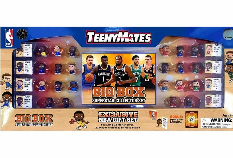 All Brands Party Animal Toys | Nba Teenymates 2022 Basketball Big Box Exclusive Superstar Collector Gift Set [22 Figures!]