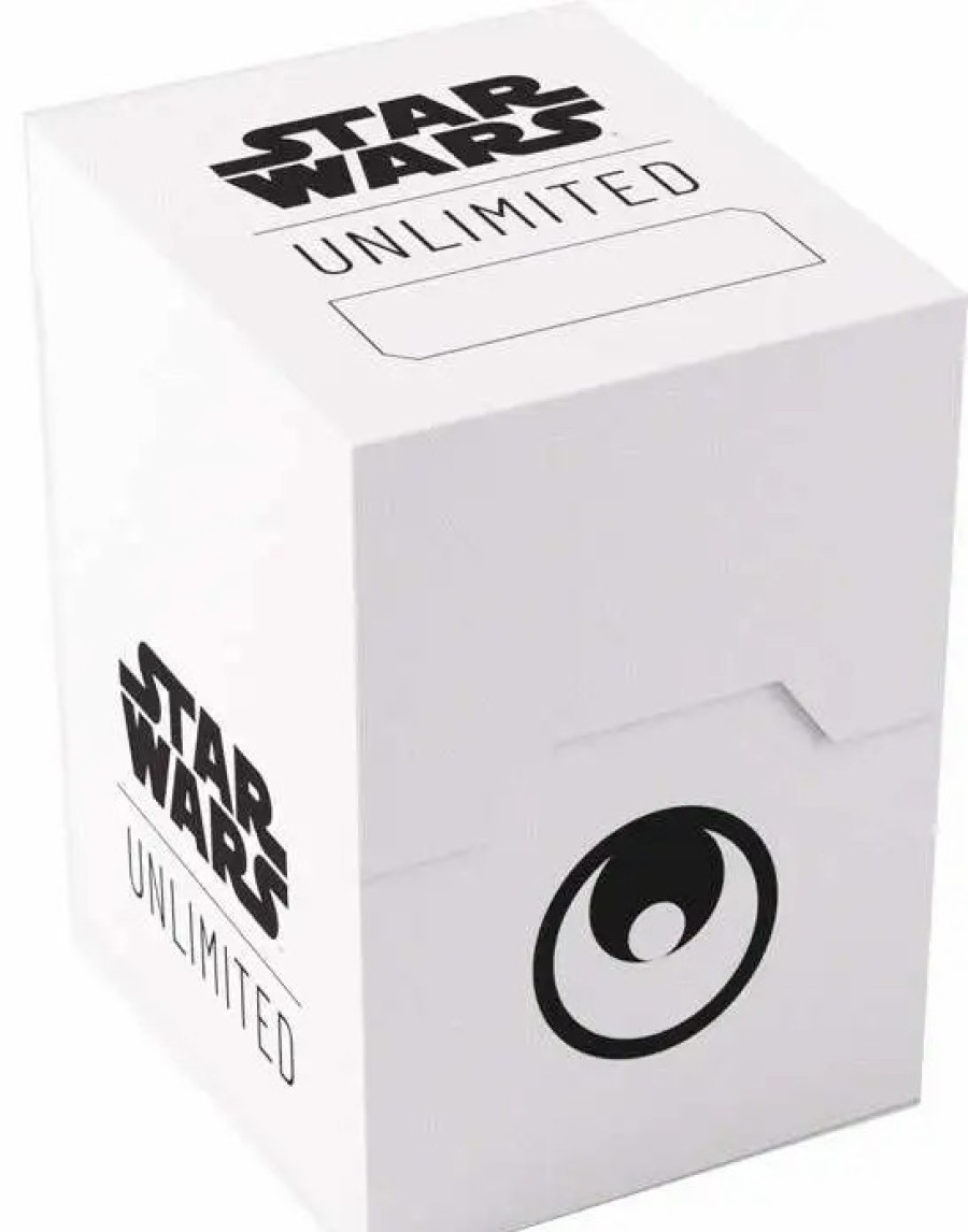 All Brands Gamegenic | Trading Card Game Star Wars: Unlimited Black On White Soft Crate Deck Box (Pre-Order Ships March)