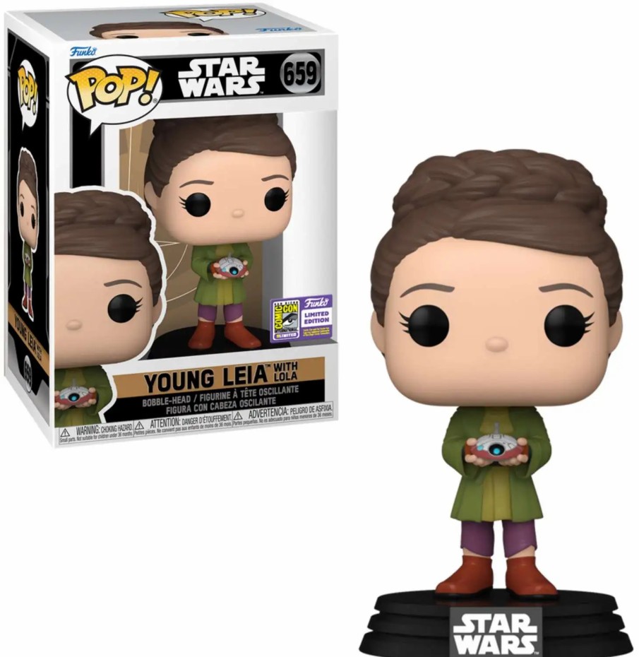 All Brands Funko | Funko Star Wars Obi-Wan Kenobi Pop! Vinyl Young Leia Exclusive Vinyl Figure #659 [With Lola]