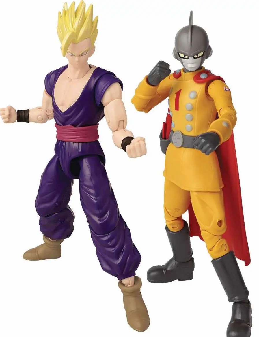 All Brands Bandai America | Dragon Ball Super: Super Hero Dragon Stars Series Super Saiyan Gohan & Gamma 1 Action Figure 2-Pack