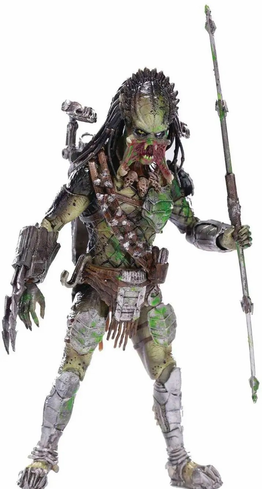 All Brands Hiya Toys | Alien Vs Predator Wolf Predator Action Figure [Battle Damage]