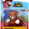 All Brands Jakks Pacific | World Of Nintendo Super Mario Wave 42 Tanooki Mario 2.5-Inch Mini Figure