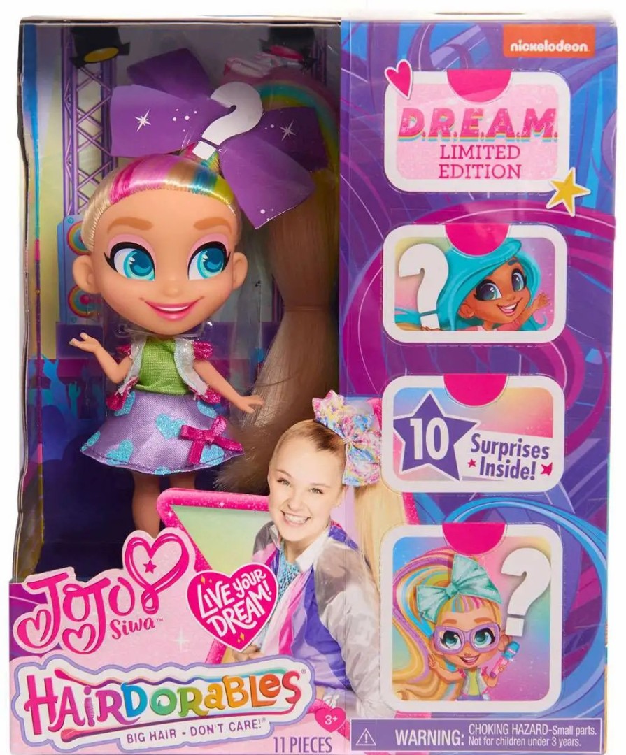 All Brands Just Play | Hairdorables D.R.E.A.M. Jojo Siwa Doll [Heart Skirt, Limited Edition]