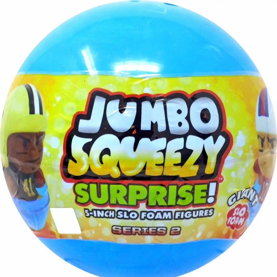 All Brands Party Animal Toys | Nfl Jumbo Squeezy Surprise! Series 2 Football Mystery Pack [1 Random Slo Foam Figure]