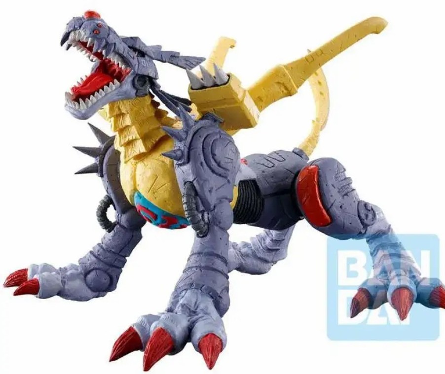 All Brands Bandai America | Digimon Ichibansho Figure Metalgarurumon 3.9-Inch Collectible Pvc Figure [Digimon Ultimate Evolution]